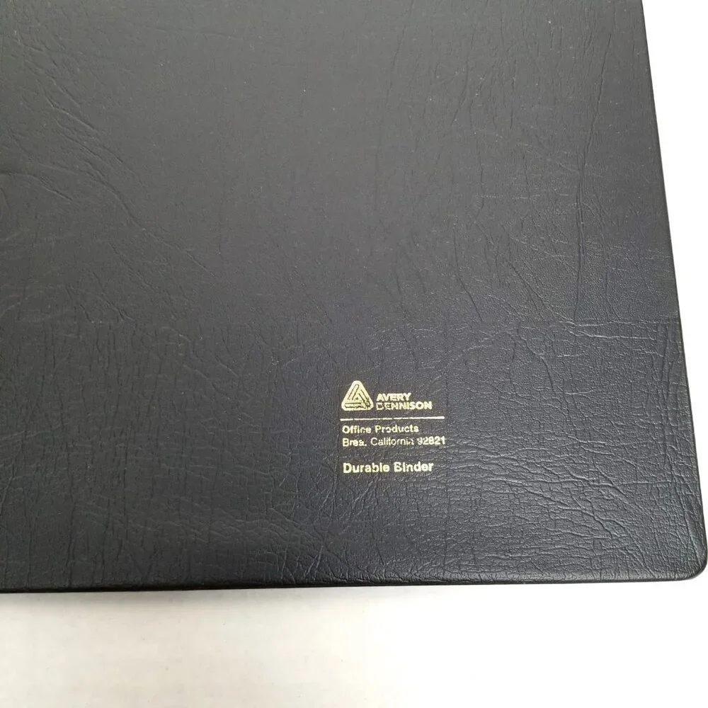 3 Ring Binders Lot Avery Universal Black 1 Inch Half Inch Office School